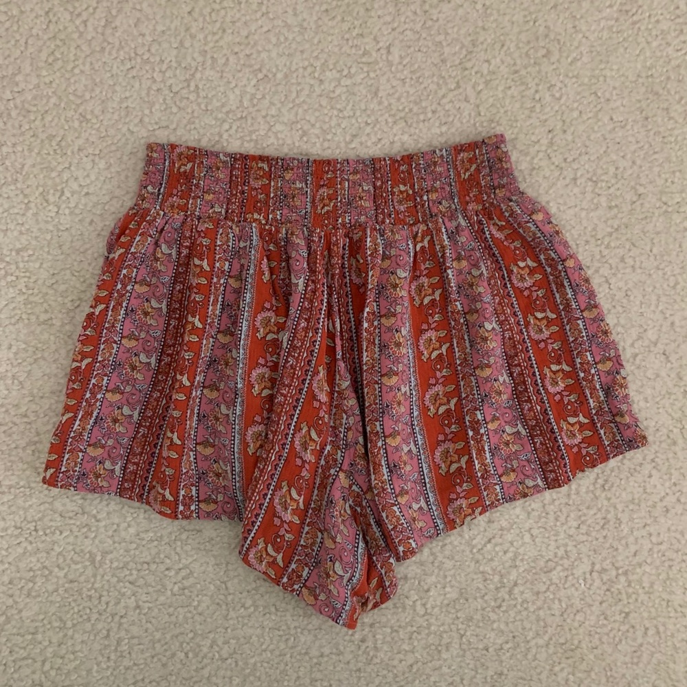Paisley Print Shorts